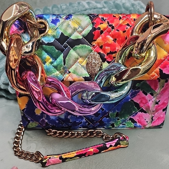 Kurt Geiger Floral Multicolor Mini Bag - Picture 3 of 14